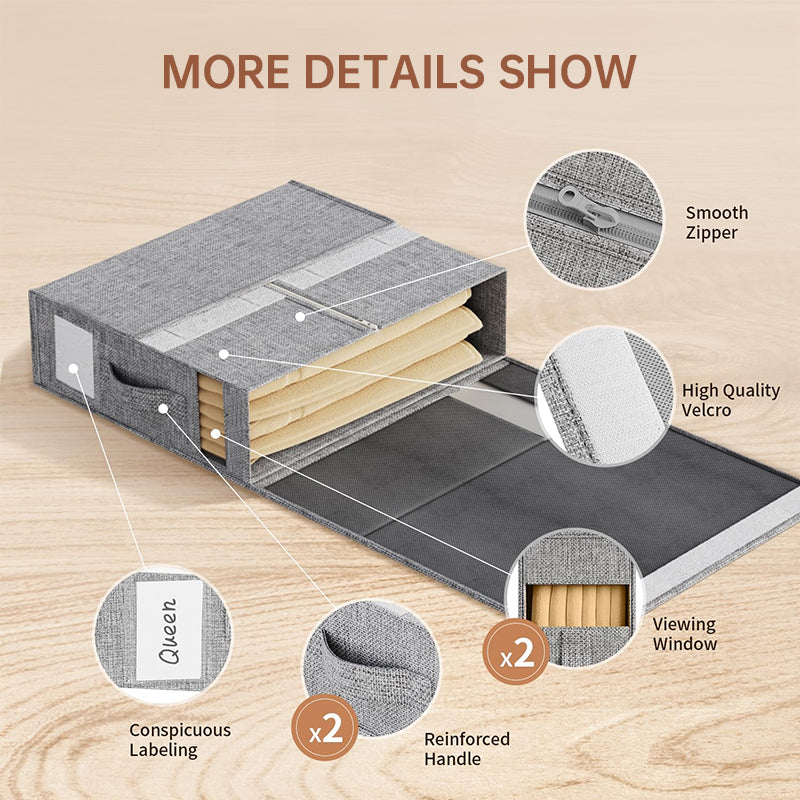 Compact Foldable Storage Cubes for Linens, Towels & Bedding Essentials eprolo