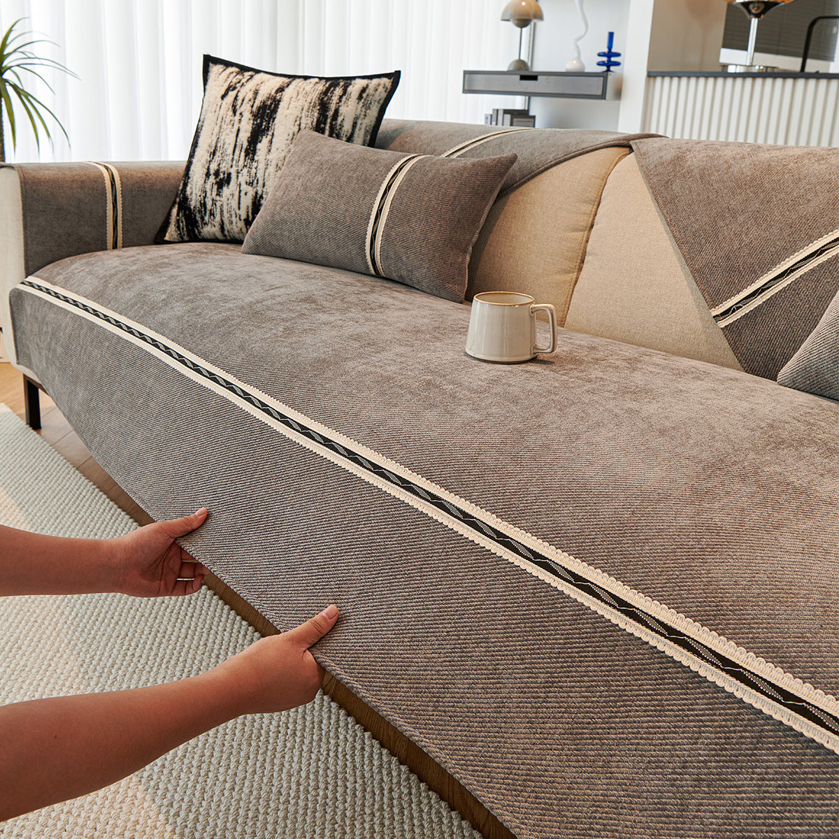 Sofa Cover Universal Cover High-grade Four Seasons Universal Julia M Home & Kitchen