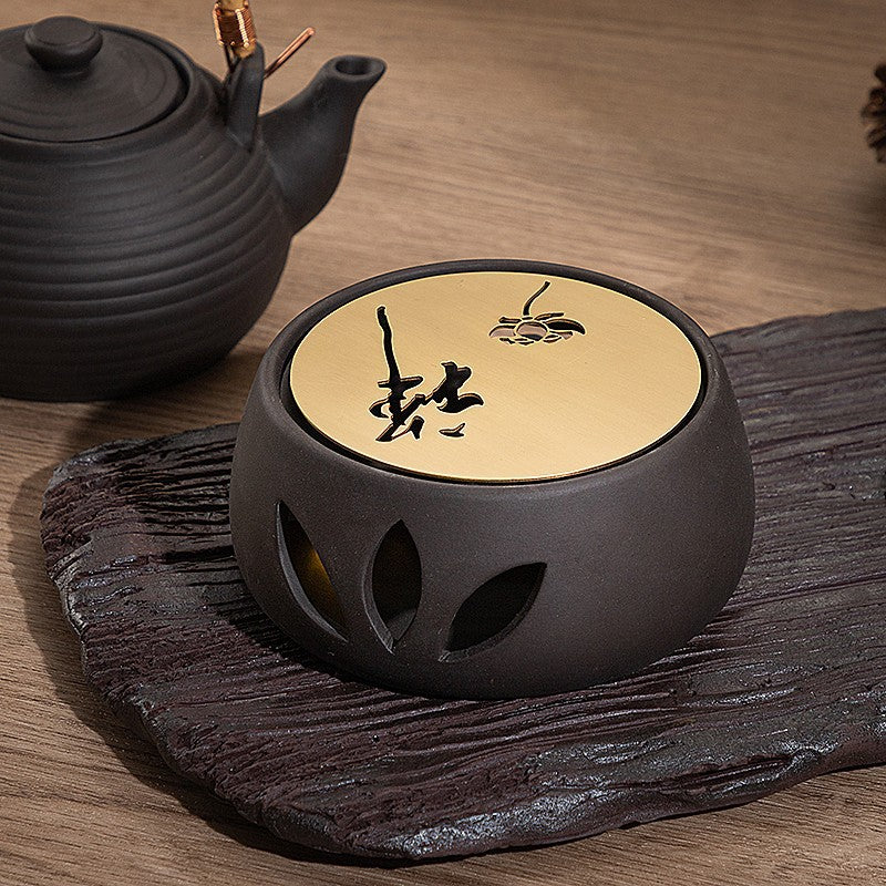 Ceramic Teapot Warmer Tea Warmer with Tealight Tray Candle Furnace Heating base - Julia M LifeStyles