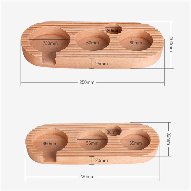 Coffee Press Base Wooden Storage Base eprolo