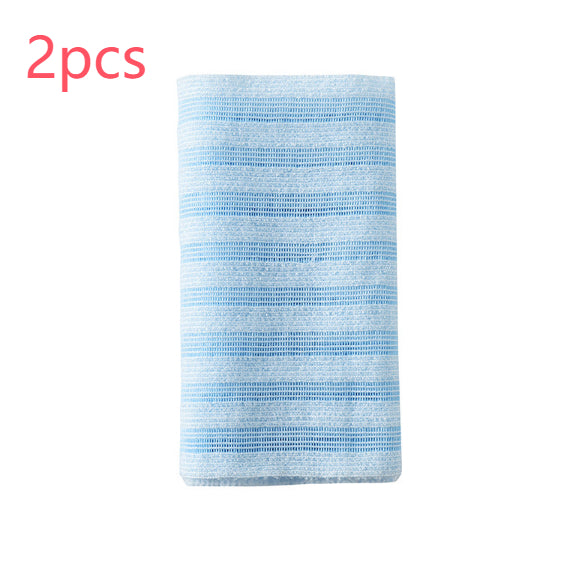 Luxurious Double-Sided Bamboo Fiber Bath Towel – Elegant Plaid & Striped Styles