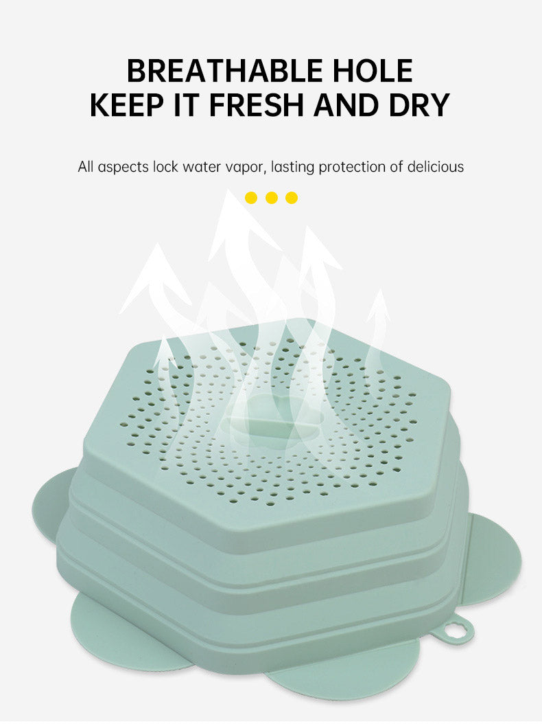 Microwave Oven Anti Spluttering Lid Collapsible Silicone Microwave Food Cover with Plate Microwave Cover lids - Julia M LifeStyles