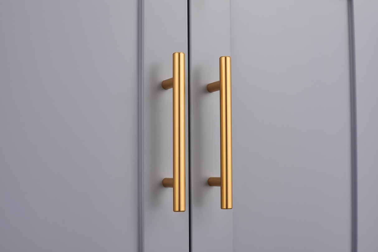 Grey metal kitchen storage cabinet, kitchen pantry storage cabinet with door and shelf, adjustable leveling feet eprolo