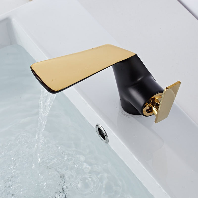 All copper bathroom hot and cold faucets creative washbasin under the sink - Julia M LifeStyles