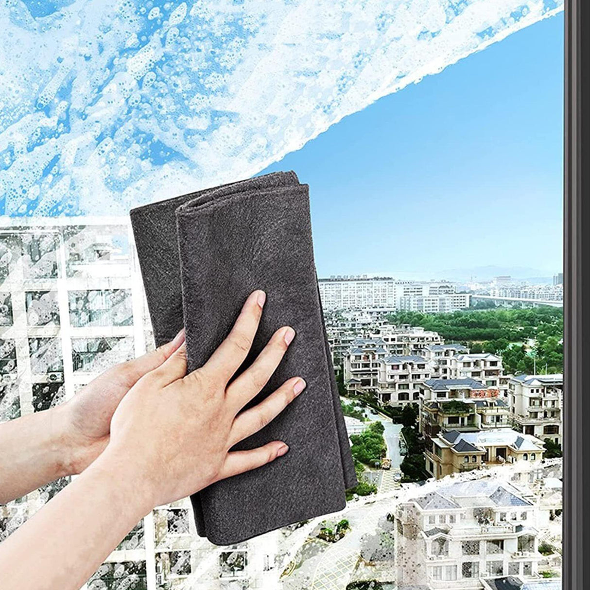 5pcs Magic Cloth Can Wipe The Glass Cloth Without Hair And Water Marks Magic Cloth Island Fiber South Korean Towel Water Absorbing Cloth Julia M Home & Kitchen