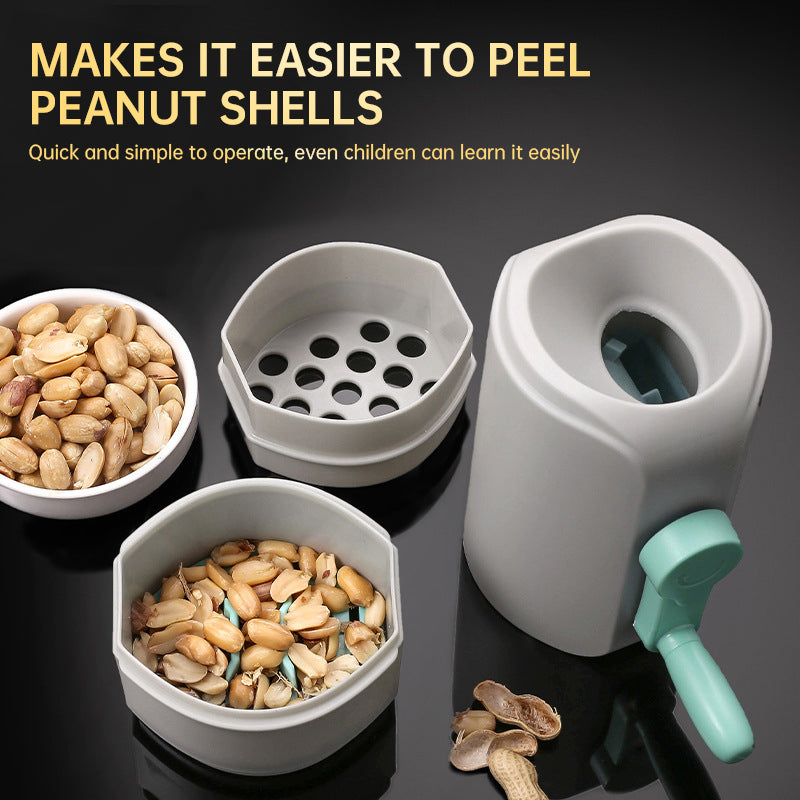 Hand-operated Peanut Shelling Tool for Peanuts and Pistachios, Kitchen Gadget for Shelling and Peeling - Julia M LifeStyles