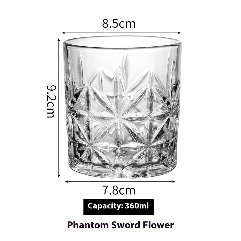 Whiskey Shot Crystal Set – Premium Thickened Glassware Collection