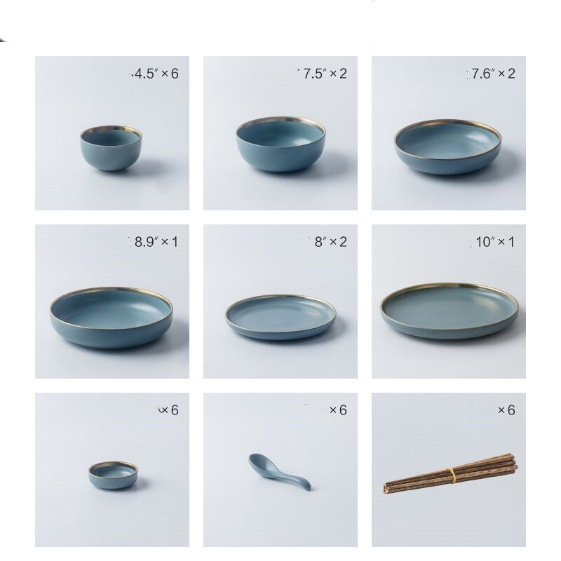 Home Simple Nordic Elegant Ceramic Tableware Collection