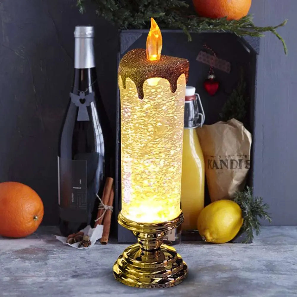 7-Color Gradient LED Crystal Candle - Julia M LifeStyles