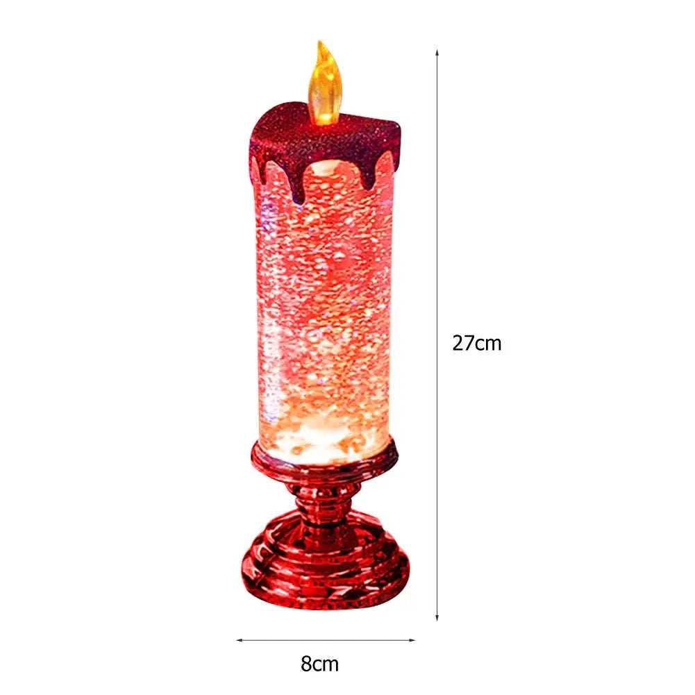 7-Color Gradient LED Crystal Candle - Julia M LifeStyles