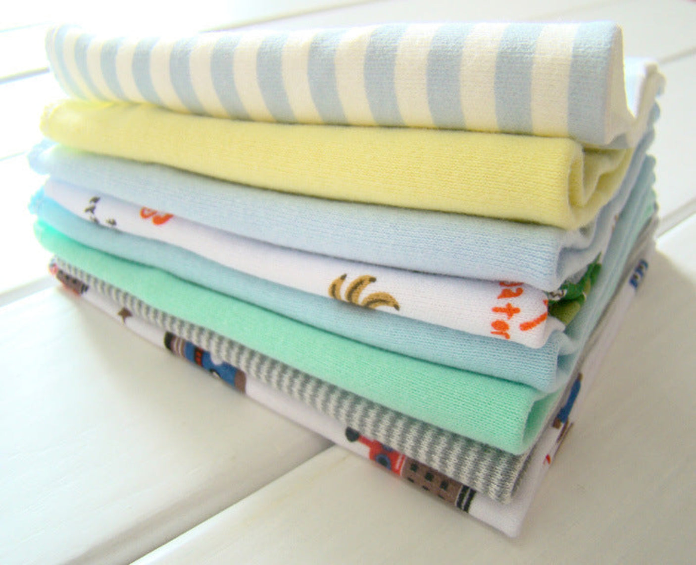 Premium 8pcs Cotton Newborn Baby Towels Set – Soft & Versatile Essentials