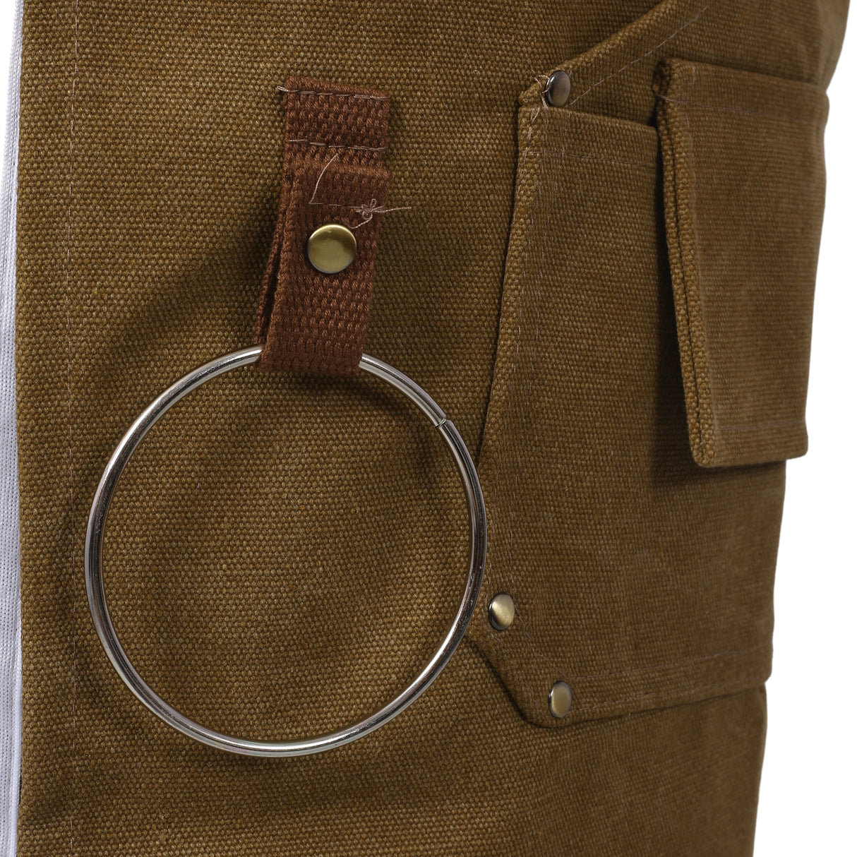 Long heavy-duty canvas tool apron, carpenter apron, carpenter 16 ounces, fully adjustable, no need for waxing eprolo