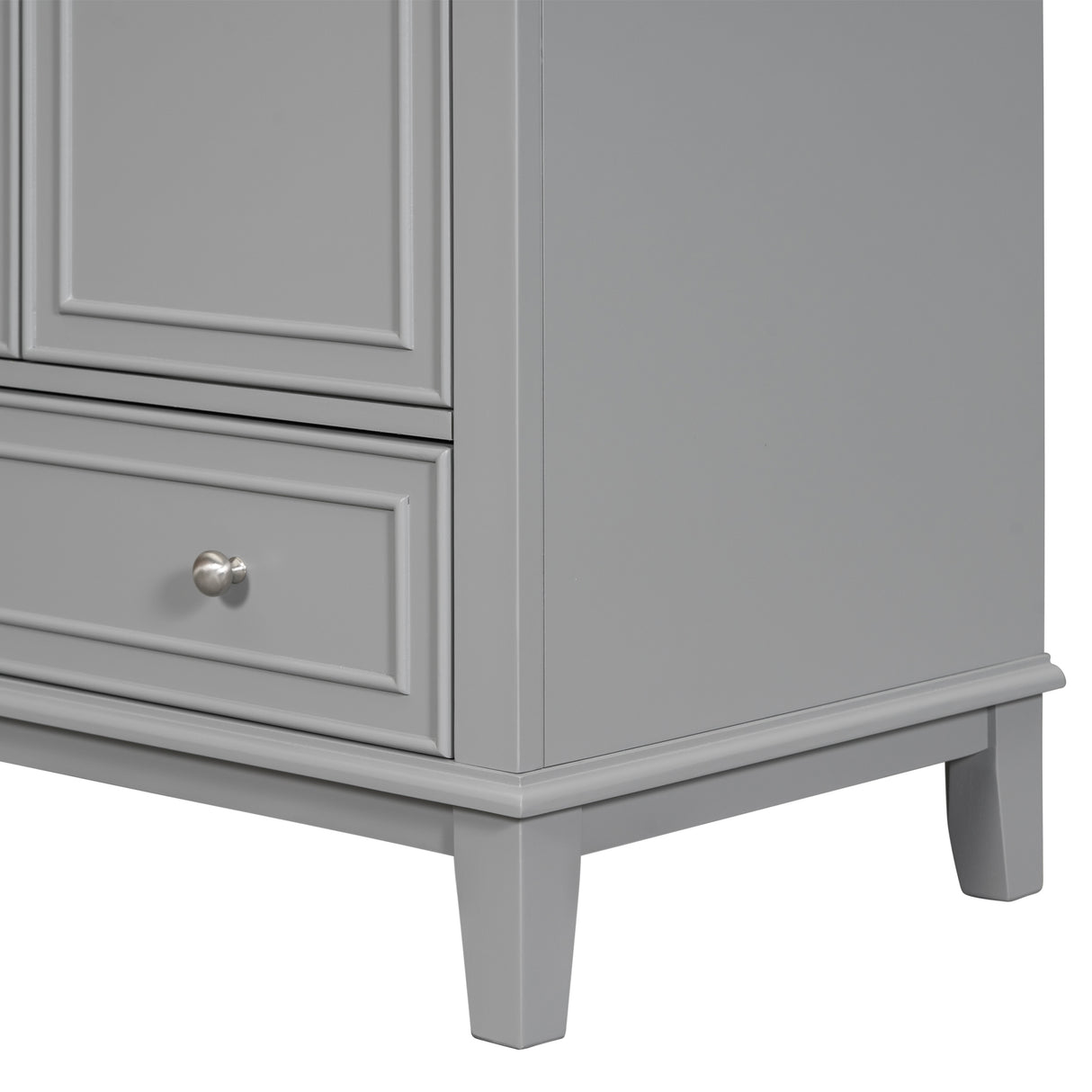 30 inch bathroom vanity no sink base only gray - Julia M LifeStyles