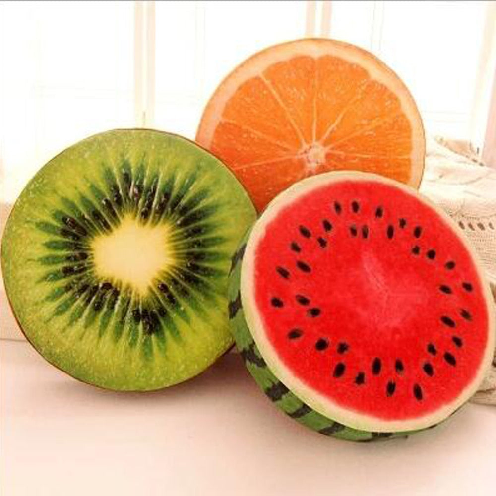 New Cute Creative 3D Summer Fruit PP Cotton Cushion - Julia M LifeStyles