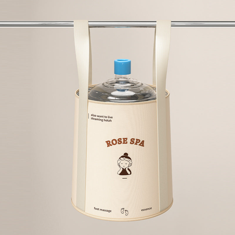 Foldable foot bath bag foot bath basin deep barrel over calf dormitory fumigation foot bath barrel household portable foot bath Julia M Home & Kitchen