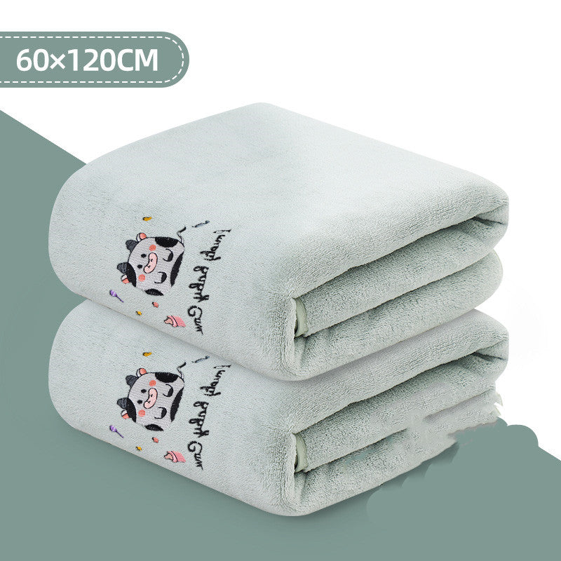 Premium Ultra-Absorbent Baby Cotton Bath Towel for Ages 1-4 Months