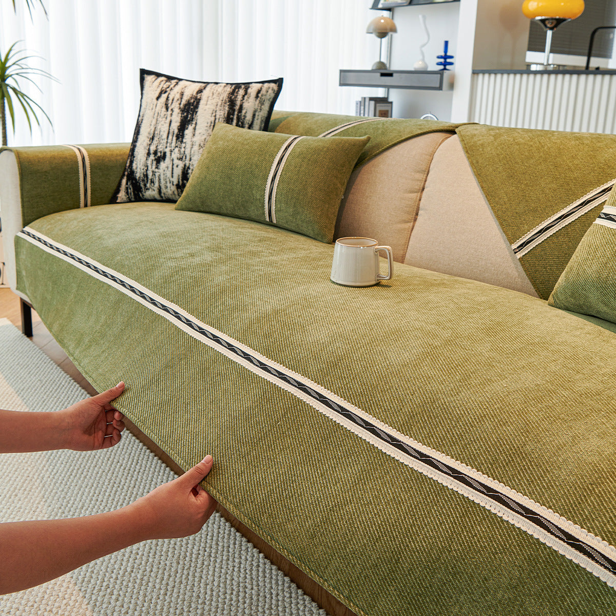 Sofa Cover Universal Cover High-grade Four Seasons Universal Julia M Home & Kitchen