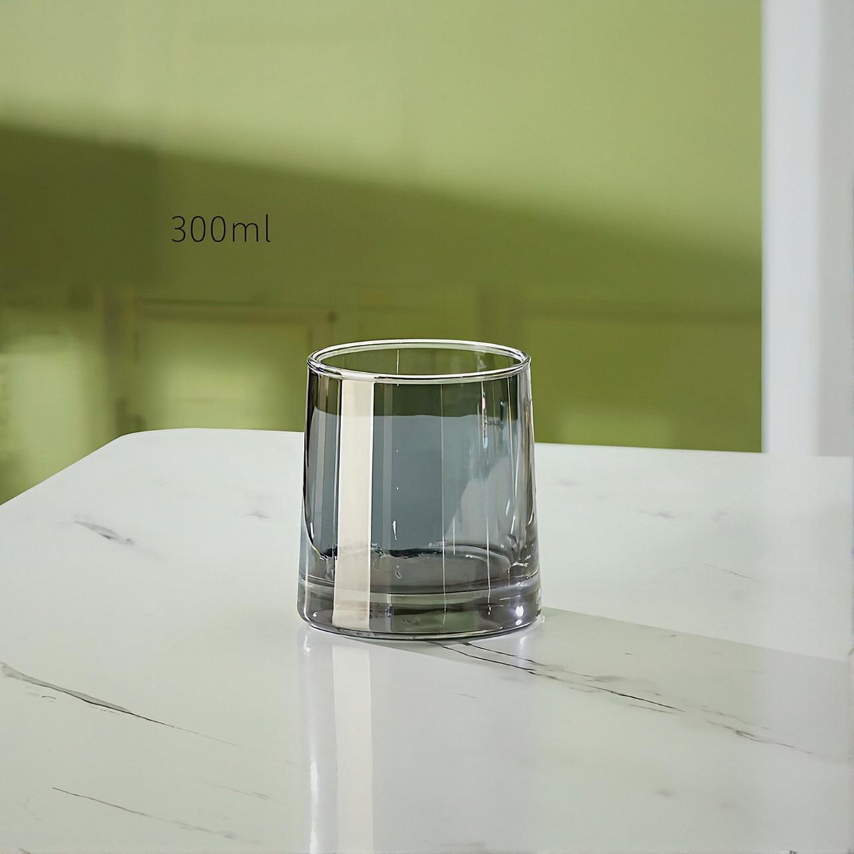 Electroplated Black Crystal Brandy Goblet - Smoky Gray Elegance Julia M Home & Kitchen