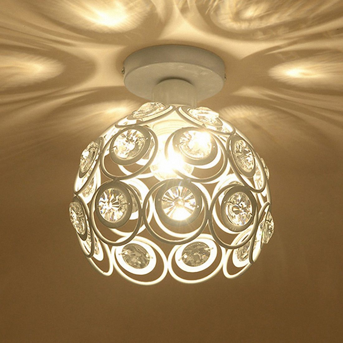 The Lumière Crystal Ceiling Light