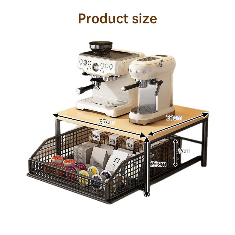 Modern Kitchen Microwave Shelf – Space-Saving Countertop Storage for Appliances, Elegant Design eprolo