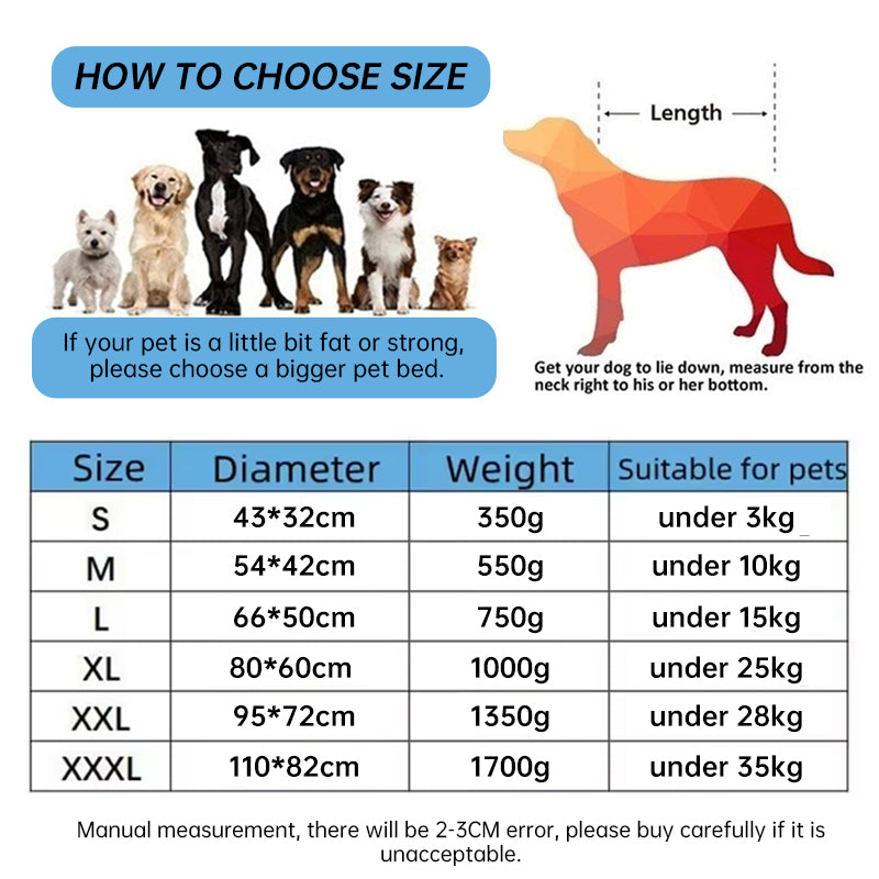 New, soft, and cozy fleece pet bed. Waterproof bottom. Suitable for small, medium & large pets. Keeps pets warm. - Julia M LifeStyles