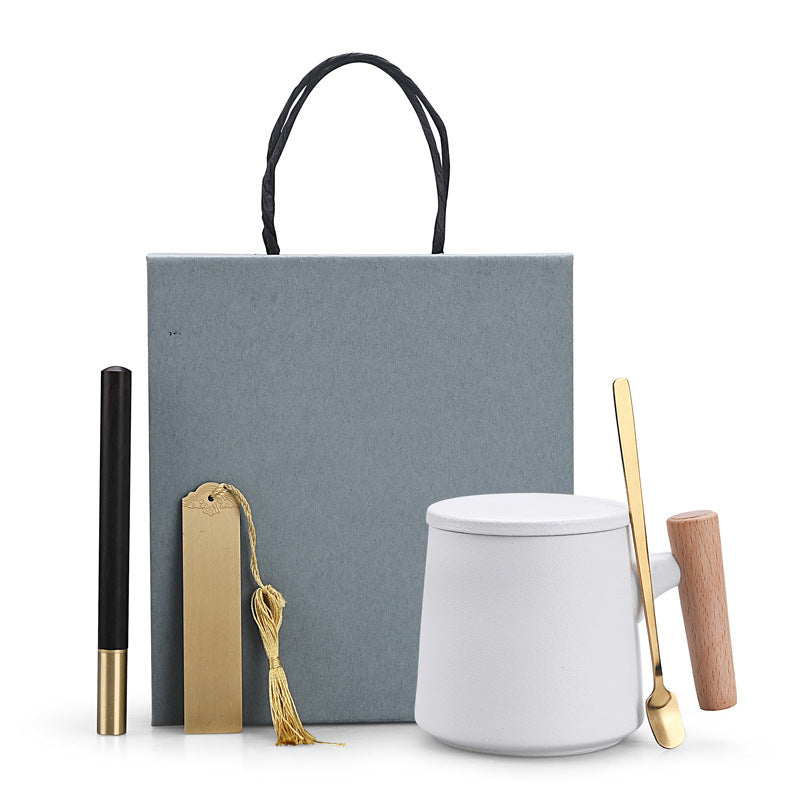 Charming Ceramic Coffee Mug Gift with Lid and Spoon Julia M Home & Kitchen