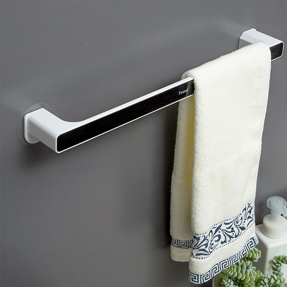 Towel Rack Punch Free Bathroom Bathroom Suction Cup Nordic Minimalist Creative Bath Towel Rack Rack Wall-Mounted Towel Bar Julia M Home & Kitchen