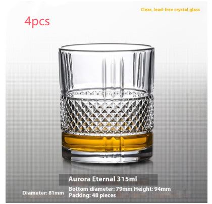 Whiskey Shot Crystal Set – Premium Thickened Glassware Collection