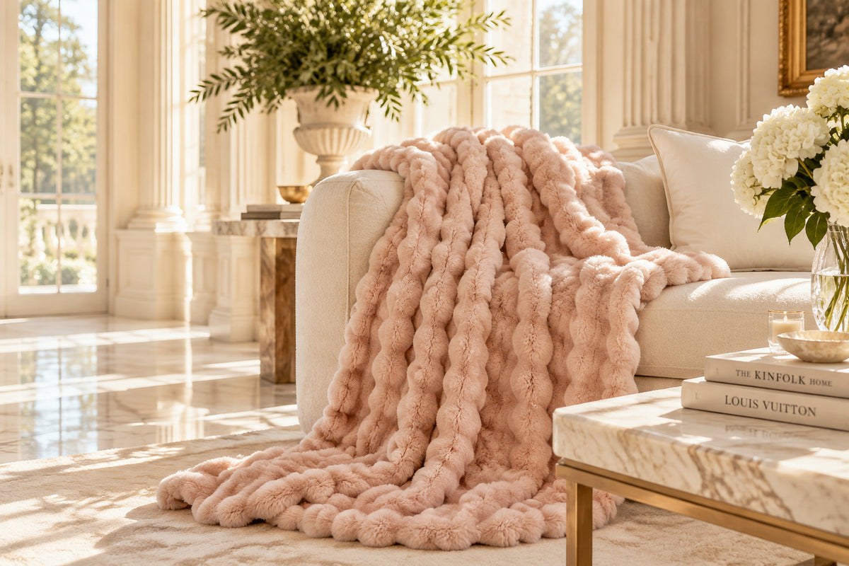 Stillhaven Double-Sided Sofa Throw Blanket