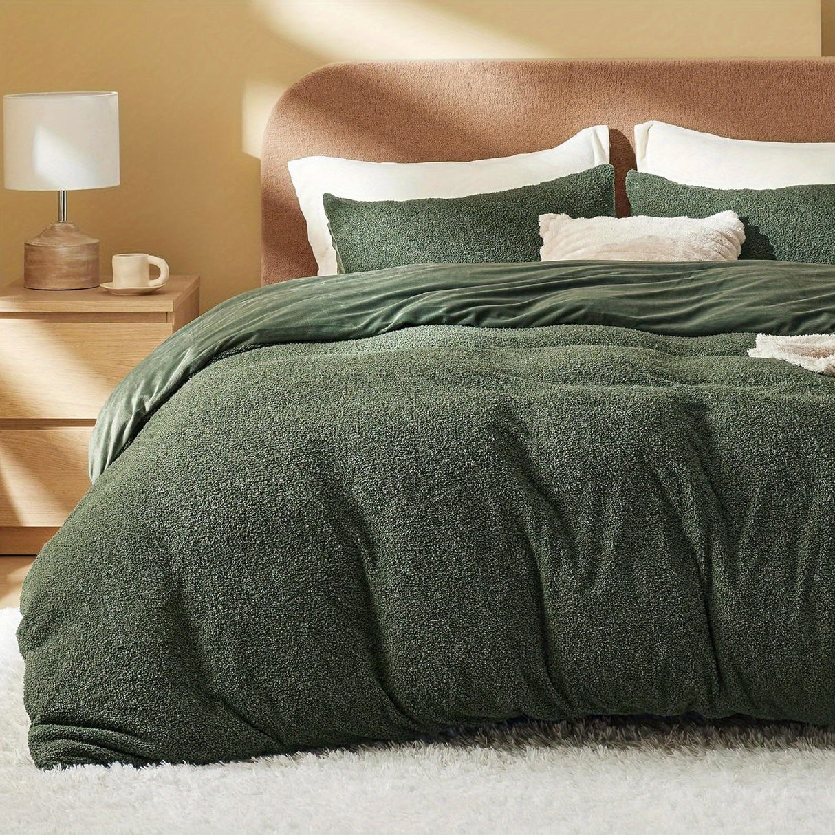 Bedsure Luxurious Faux Fur 3-Piece Duvet Cover Set - Ultra Soft Cozy Bedding Julia M LifeStyles
