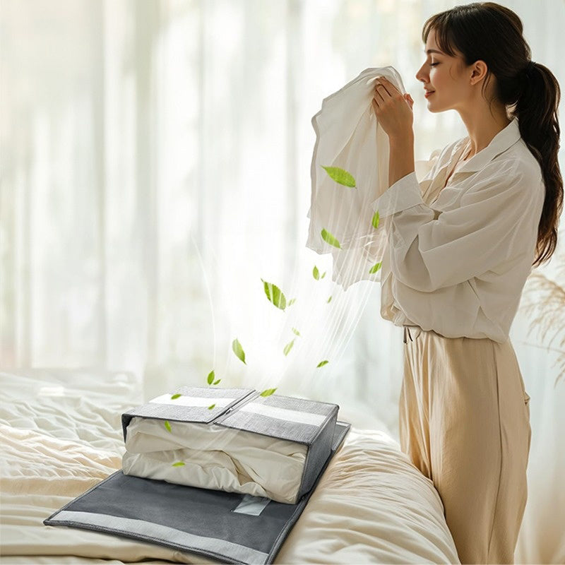 Compact Foldable Storage Cubes for Linens, Towels & Bedding Essentials eprolo