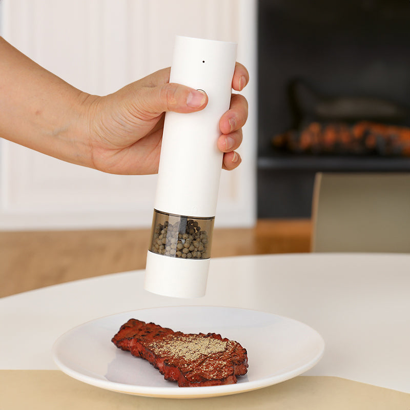 USB Charging Electric Pepper & Sea Salt Grinder with Base and Double Support for Easy Charging and Use - Julia M LifeStyles