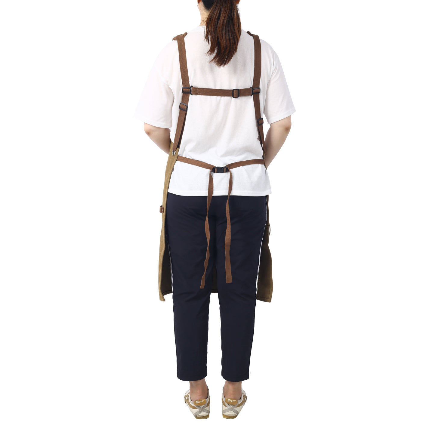 Long heavy-duty canvas tool apron, carpenter apron, carpenter 16 ounces, fully adjustable, no need for waxing eprolo