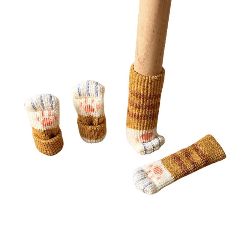 Double-Layer Thickened Chair Foot Cover Table And Chair Foot Pad Mute Wear-Resistant Table Leg Table Foot Pad Chair Foot Stool Leg Protective Cover Julia M Home & Kitchen
