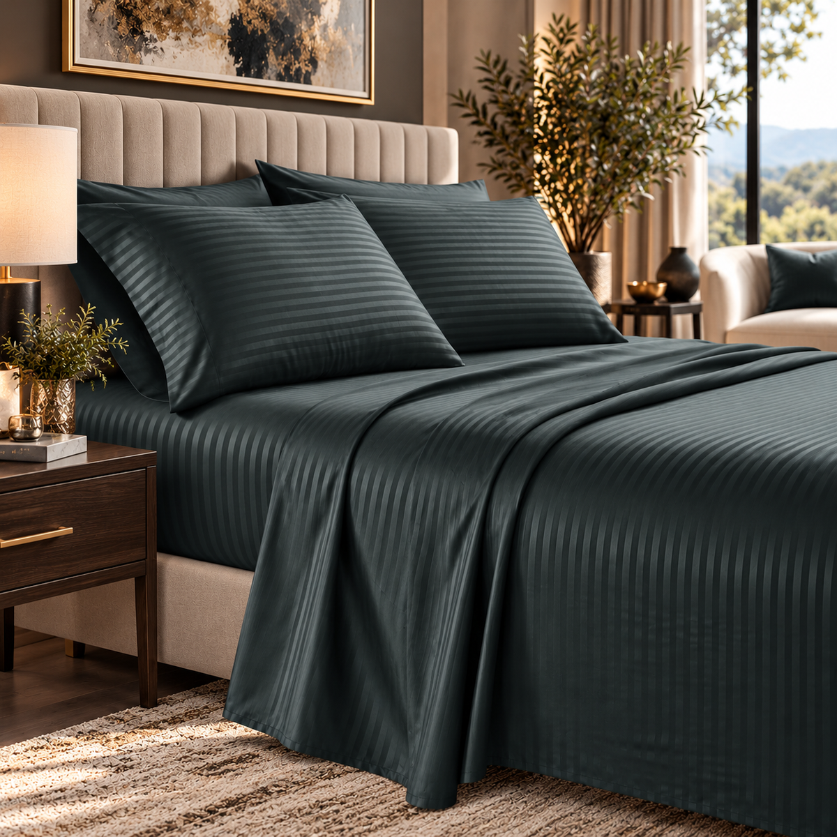Liora Striped Sheet Set