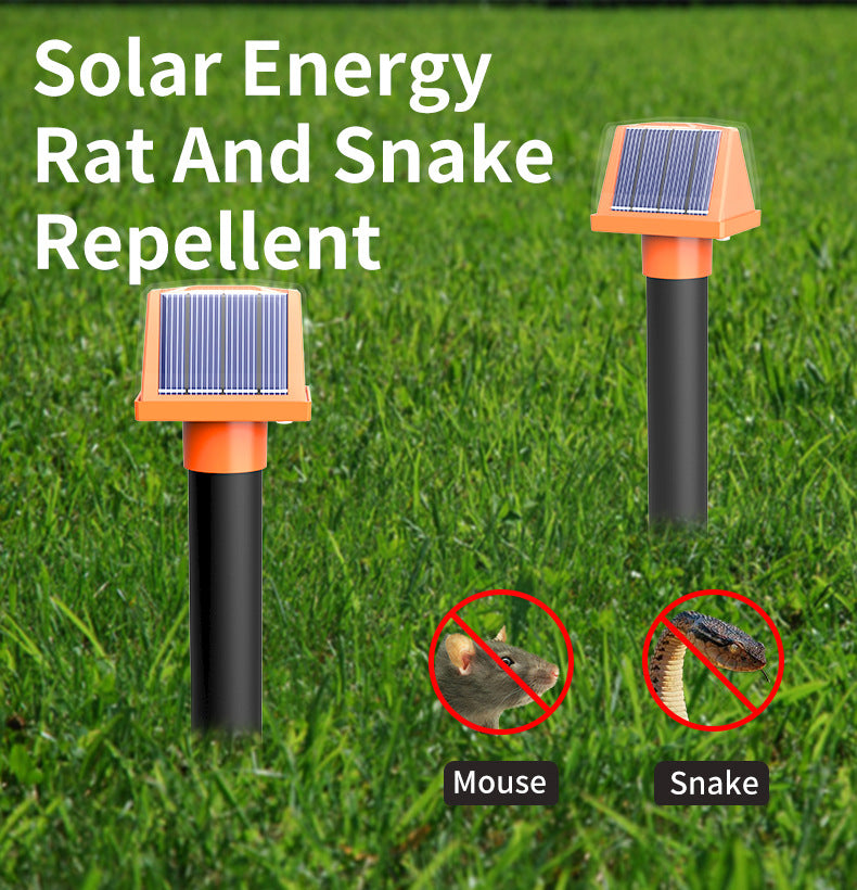 High Power Rat Repeller LED Light Source Variable Frequency Ultrasonic Snake Repeller Solar Rat Repeller - Julia M LifeStyles