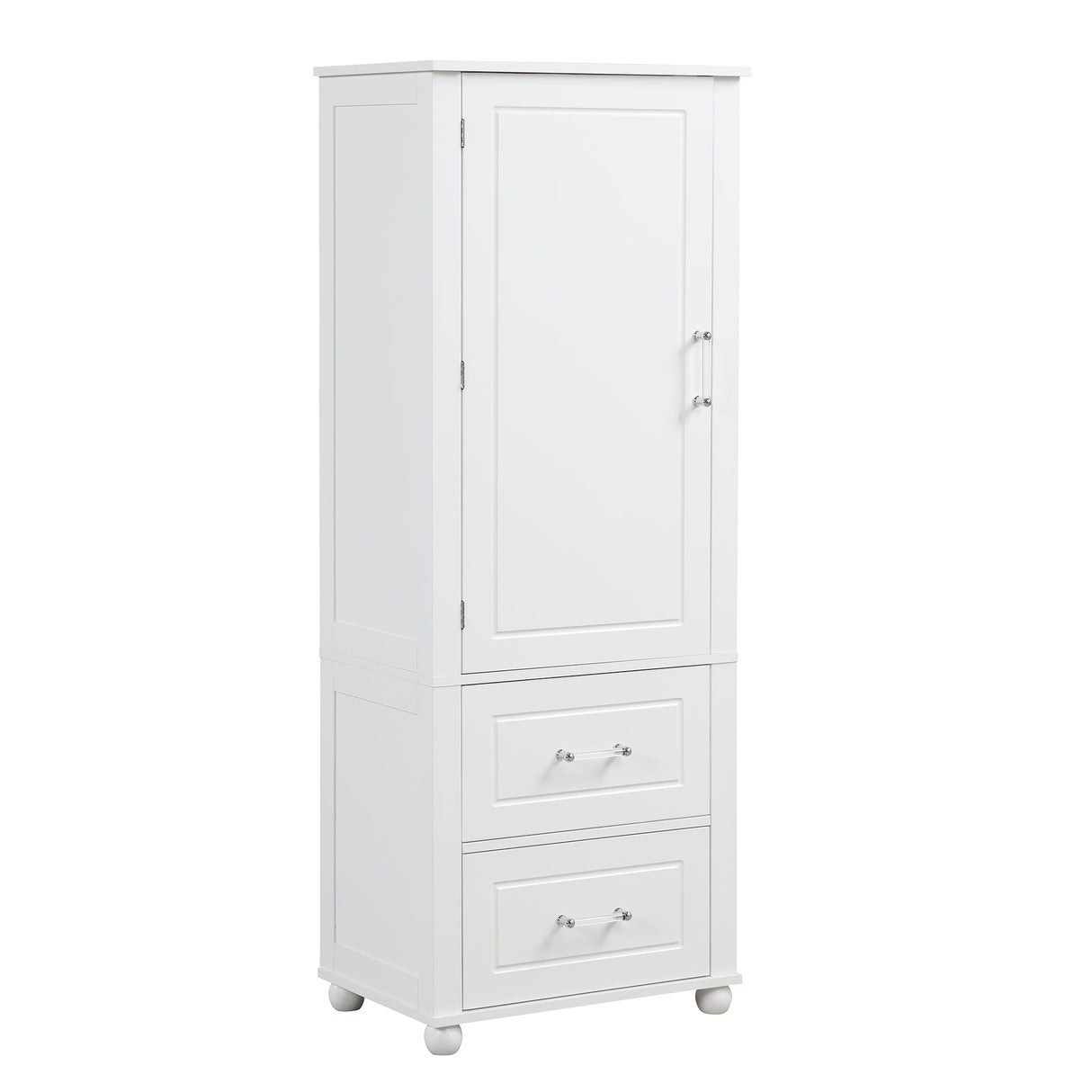 European Style Tall Bathroom Storage Cabinet with Adjustable Shelves and Drawers Julia M Home & Kitchen