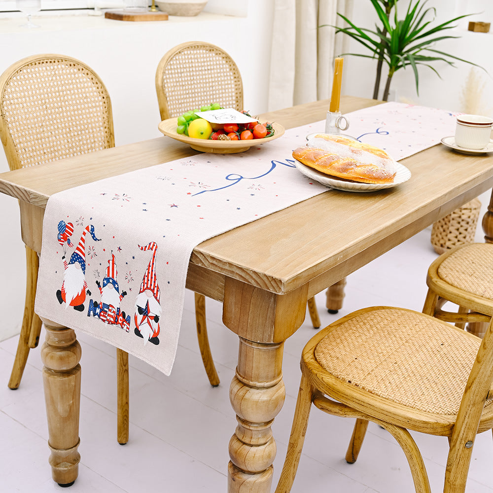 Elegant Christmas Table Flags by Julia M LifeStyles Julia M Home & Kitchen