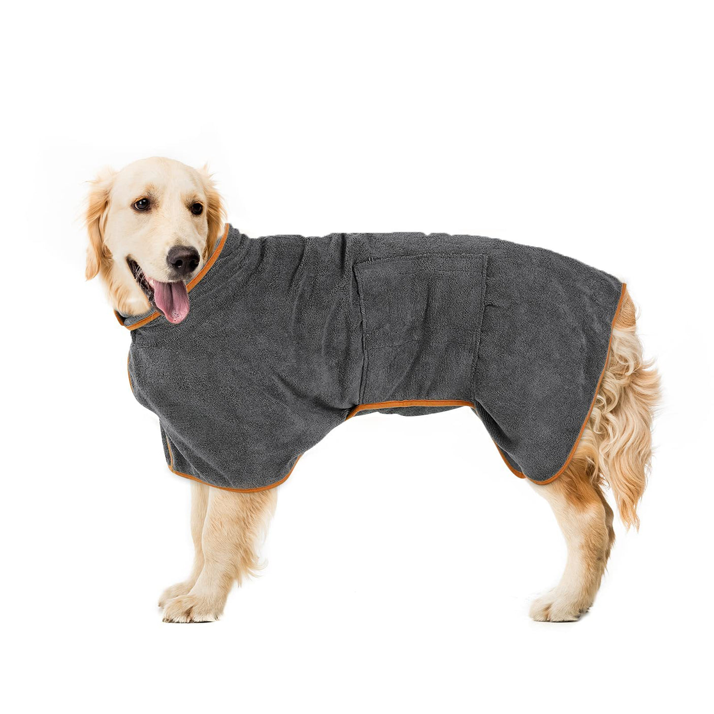 Premium Pet Drying Robe – Luxe Nylon Bath Towel for Dogs & Cats