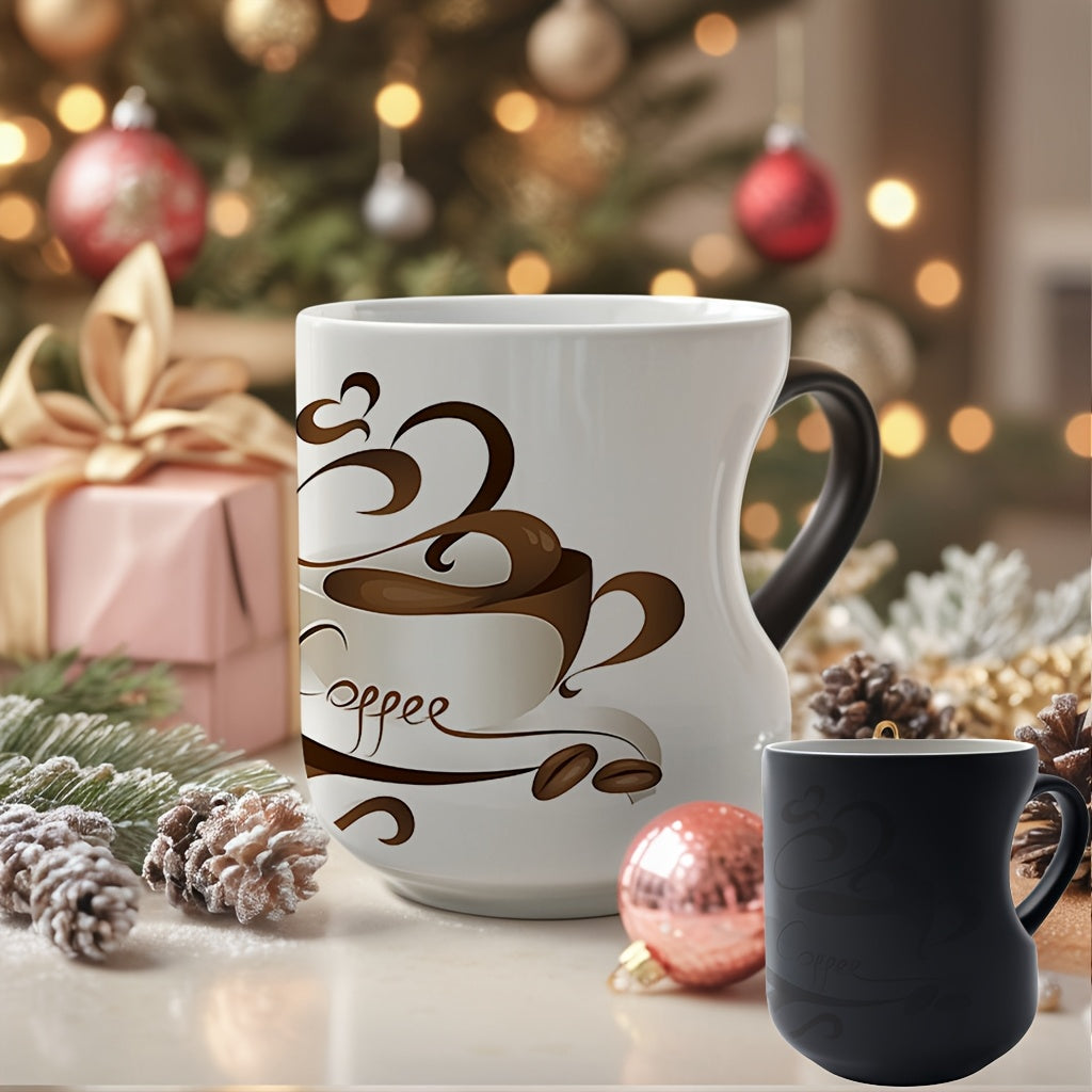 Heart-Shaped Handle Color Changing Ceramic Mug 11Oz Julia M LifeStyles