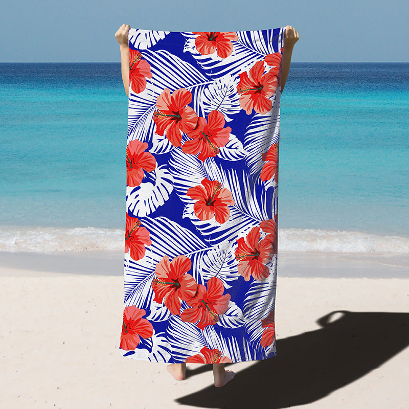 Luxury Quick-Dry Microfiber Swim Towel in Vibrant Colors