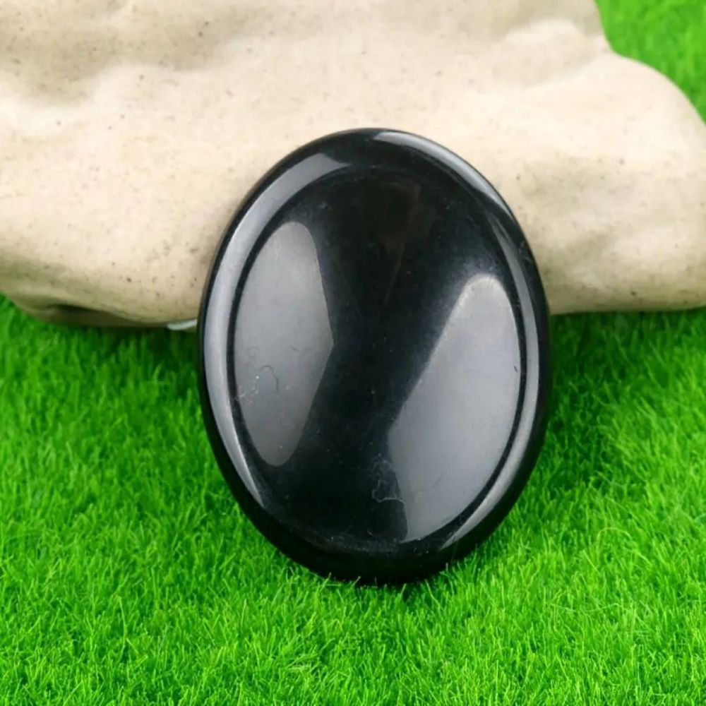 Thumb Worry Stones Oval Massage Quartz Healing Crystal Chakra Energy Therapy Meditation Spiritual Natural Gemstone Decor eprolo