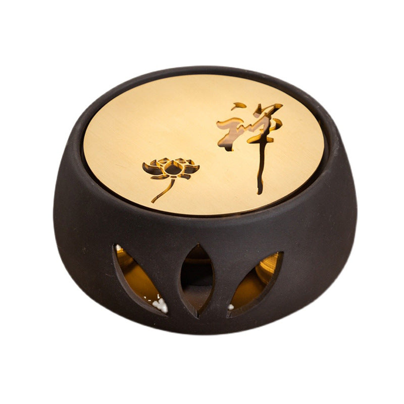 Ceramic Teapot Warmer Tea Warmer with Tealight Tray Candle Furnace Heating base - Julia M LifeStyles