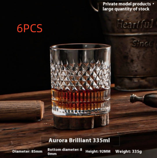 Whiskey Shot Crystal Set – Premium Thickened Glassware Collection
