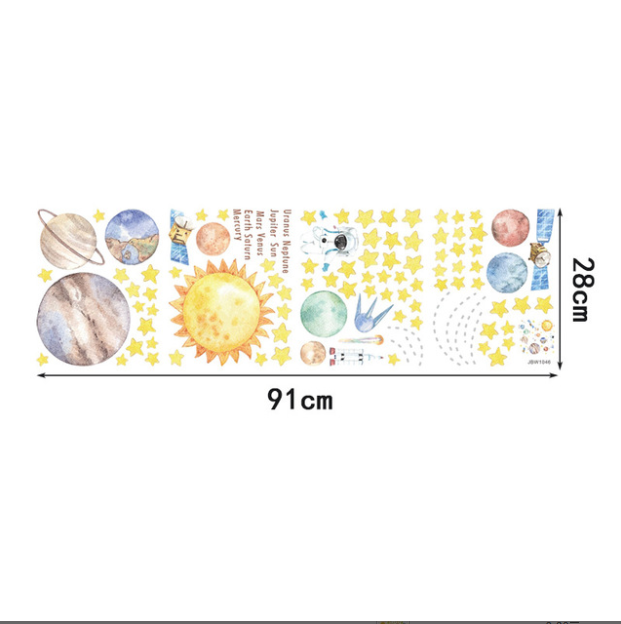 Planets Wall Stickers - Julia M LifeStyles