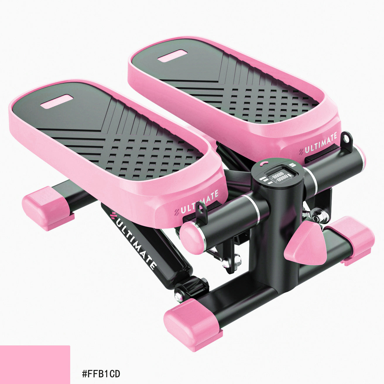 Home Office Exercise 330LBS Capacity Mini Stepper with Resistance Bands and LCD Monitor ,blue - Julia M LifeStyles