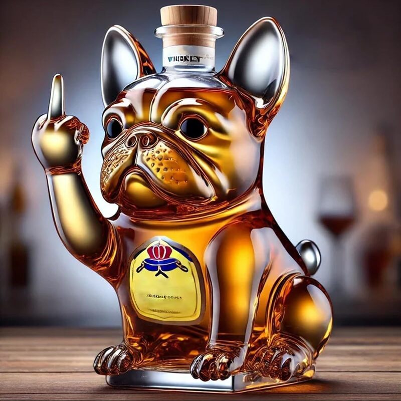 10Oz Funny Middle Finger Duck/Turtle/Dog Whisky Glass Decanter – Bar/Office/Home Decor. Julia M Home & Kitchen
