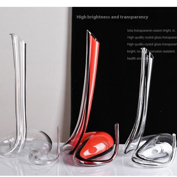 High-grade Crystal Snake-shaped Wine Decanter