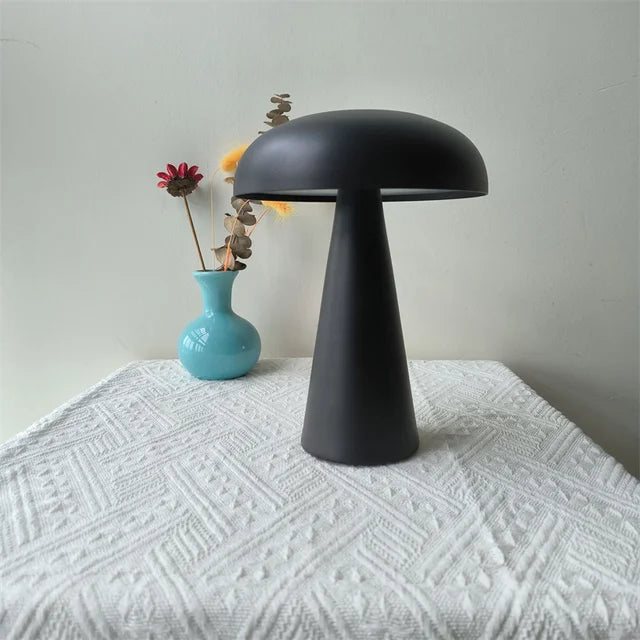 New rechargeable touch mushroom table lamp creative bedside eye protection table lamp restaurant bar atmosphere table lamp Julia M Home & Kitchen