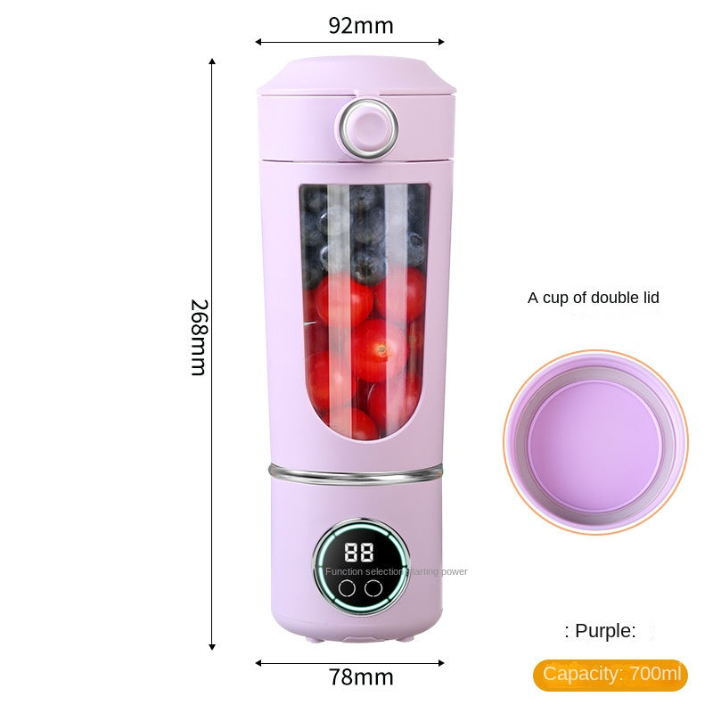 High-end juicer household crushed ice juicer cup USB charging portable juicer outdoor travel cup 12 dollars Julia M Home & Kitchen